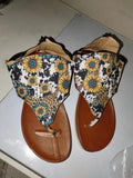 Breakj Spring And Summer New Plus Size 44 Sandals Women's Lightweight Flat