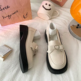 2022 NEW Lolita shoes chain platform shoes Japanese JK uniform shoes Kawaii mocassin loafers women college girls mary jane