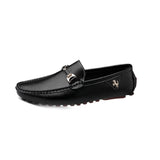 Men Leather Shoes Slip on Driving Flats Men Casual Shoes Mens White Moccasins Soft Sole Lazy Shoes Big Size