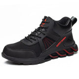 Safety Shoes Men Anti-puncture Work Sneakers Male Shoes Adult Work Boots Steel Toe Shoes Security Boots Work