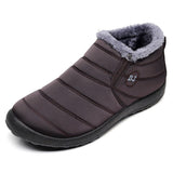 Women Winter Boots Black Snow Boots Waterproof Non-Slip Winter Lady Shoes Men Keep Warm Shoes Hiking