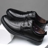 Leather Men Shoes Casual Luxury Brand Soft Mens Sneakers Breathable Lace up Moccasins Male Driving Shoes Zapatos