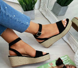 Summer Platform Sandals 2022 Fashion Women Strap Gladiator Sandal Wedges Shoes Casual Woman Peep Toe