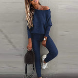 Two Piece Set Tracksuit Women Fall Top Pants Sets Female Gym Joggers Suit Sports Wear Francais Streetwear