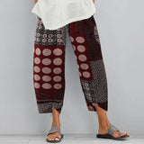 2022 ZANZEA Vintage Harem Pants Women's Print Trousers Casual Floral Long Pantalon Palazzo Female Elastic Waist Turnip