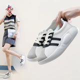 Breakj 2024 New Korean Version Ins Breathable Small White Shoes Women's Low Top Casual Board Shoes Platform Shoes RM