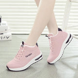 Winter Ankle Sneakers Shoes Warm Thick Plush Suede Snow Boots Female PU Leather Outdoor Sneaker Fur Shoes For