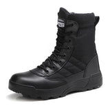 Winter Men Army Military Boots Special Force Tactical Desert Combat Ankle Boats Outdoor Leather Snow Hiking Boots Big
