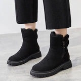 Breakj Boots Women's Winter 2025 New Tuffed Women's Shoes Warm Boots Thick Cotton Shoes Northeast Women's