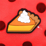 Foods Shoe Charms Cute Sushi Cookies Ice Cream Cake PVC Shoes Accessories Decoraciones for Croc Buckle jibz Kids