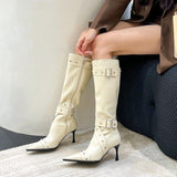 Breakj Cowboy Boots Girl In The Fall Of 2025 New Hottie Sharp Willow High And Long Barrel Fashion