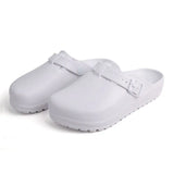 Men Classic Anti Bacteria Surgical Medical Shoes Safety Closed Toe Mule Clogs Slippers Cleanroom Work Slides For Women