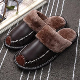 Slippers Winter Home Soft Floor Slippers For Men Female Indoor Plush Sewing Women Flat Shoes 2020 Couple Footwear
