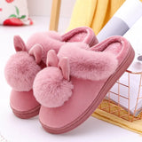 Slippers Women Furry Warm Female Slipper Indoor Home Shoes Casual Ladies Soft Comfort Shoes Woman Furry Rabbit Ears