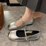 Vintage Shoes Comfortable Temperament Fashion Shoes 2024 Round Head French Early Spring New Style Mary