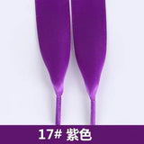 Lace Ribbon Candy Color Double Face Smooth Bud Silk Wide Flat Shoelaces 30