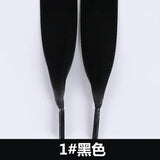 Lace Ribbon Candy Color Double Face Smooth Bud Silk Wide Flat Shoelaces 30