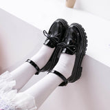 Girls Princess Lolita JK School Leather Single Shoes Anime Party Cosplay Women Japanese Style Academy Lace Bow Doll