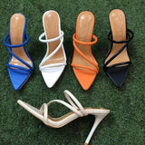 Summer 2023 New Plus-Size High-Heeled Sandals Are Breathable And Stylish In Sandals And Drag Size 43