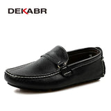 PU Leather Men Casual Shoes Classic 2022 Mens Loafers Moccasins Breathable Slip On Black Driving Shoes Big Size