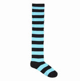 High Striped Cotton Socks Cute Stripe Printed Sock Women Over Knee Long ThighPlus Size Overknee Socks