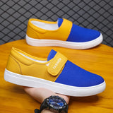 Oversized Multicolor Men's Shoes Korean Version Trendy Velcro Low Upper Board Shoes