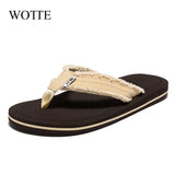 Men Flip Flops Comfortable Slippers Men Beach Sandals Shoes for Men Slippers Big Size40-48 Casual Shoes zapatos para