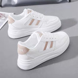 Breakj Version Of Small White Shoes Women In The Autumn Of 2025 New Breathable Thick-Soled Casual Shoes In The Trend Of Students Street Pat
