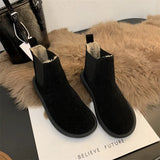 Breakj Boots Children 2025 New Autumn And Winter Explosion Warm Cotton Shoes Plus Thick Martin