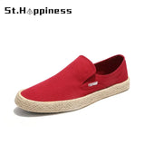New Summer Men's Solid Outdoor Casual Shoes Trendy Slip-On Canvas High Quality Loafers Shoes Fashion Non-Slip Driving