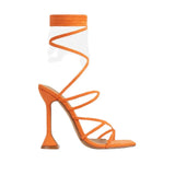 Breakj Strapped High-Heeled Sandals With Velvet 2023 New Sexy Women's Shoes