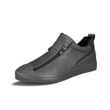 High-top Men Casual Plush Shoes Quality Warm Lined Male Footwear Outside Wear-resisting Flats Shoes Fashion