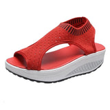 Women Diamond Sandals Summer 2021 Female Shoes Woman Platform Sandals Women Shoes Female Knitted Slip on Peep Toe