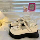 Lolita shoes summer platform shoes retro girl Mary Janes shoes Japanese JK uniform high heels y2k shoes college women's