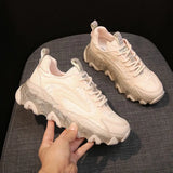 Fashion Shoes For Women Lace-up transparent bottom Comfortable Shoes Woman Vulcanized Shoes Zapatillas Mujer Women