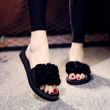 Shoes Summer Bohemia Floral Beach Sandals Pink Bow Slippers Flip Flops For Women Platform Sandals Beach Slippers
