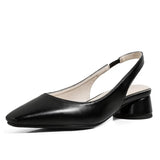 Breakj Back Empty Spring And Autumn Single Shoes Baotou Simple Low Heel Women's Shoes Size Size