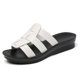 Breakj 2024 New Summer Flat-Bottomed Slippers Women's Ocean Gas Soft-Soled Women's Shoes Fashion Casual Ladies