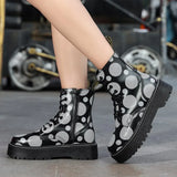 Shoes High Heels Sexy Platform Boots Black Thigh High Leather Boots Winter GENUINE LEATHER Booties Woman Plus Size