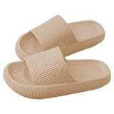 Thick Platform Slippers Soft EVA Anti-slip Bathroom Home Slipper 2021 Summer Female Indoor Slippers Floor Flat