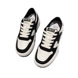 Shoes Girls Spring 2024 Internet Celebrities New Thick-Soled Leisure Sports Shoes Female Students Xiaobai Running Board Shoes Women's