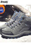 Sneakers Fall Winter Couple Casual Sports Running Shoes Flat Outdoor Hiking Boots Waterproof Walking Shoes Zapatos