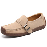 Breakj And Autumn New Women's Shoes Snail Shoes Leather Casual Sneakers Flat Bean Bean Shoes Female Mother
