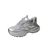 Daddy Shoes Women's Early Autumn 2024 New Fashionable Retro Style Breathable Mesh Sports Heightened Casual