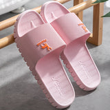 new household bathroom slippers women's summer antiskid men's home plastic soft bottom bath couple women's