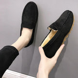 Loafers Moccasins Woman Soft Bottom Non Slip Female Flats Shoes 2021 Autumn Spring Slip On Sewing Ladies Lazy Shoes