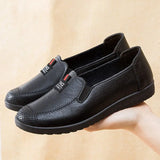 Quality Women Leather Loafers 2021 Spring Women's Flat Shoes Breathable Slip on Flats Ladies Casual Moccasins