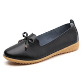 Shoes Butterfly Knot Flat Slip On White Gray Black Hollow Out Breathable Tassel Female Footwear Party Dress Bullet