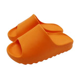 Summer Hot Sale Unisex Thick Bottom Slides Women Men Outdoor Beach Slippers Sandals Rosy Red Slides Flip Flops Women's