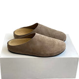 Breakj And Autumn 2025 New Birkenish Shoes Women Thick Soles Row One Foot Lazy Boken Bag Half Slippers